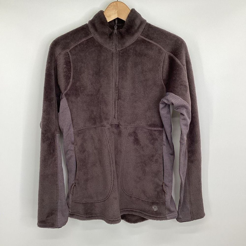 Ladies Mountain Hardwear Polartec High Loft 1/2 Zip Pullover Fleece medium